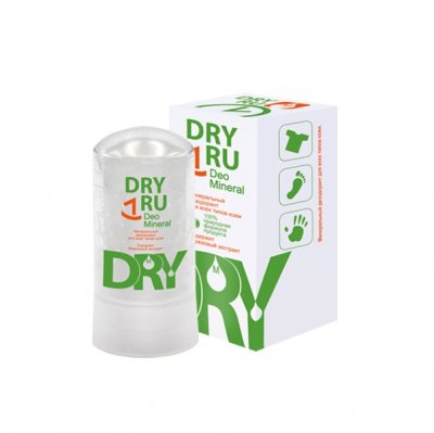 Купить драй ру (dry ru) минерал дезодорант для всех типов кожи 60 г в Павлове