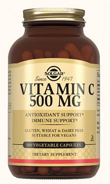 Solgar (Солгар) Витамин С 500мг, капсулы 741мг 100 шт БАД