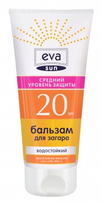 Купить eva sun (ева сан) бальзам для загара, 200мл spf20 в Павлове