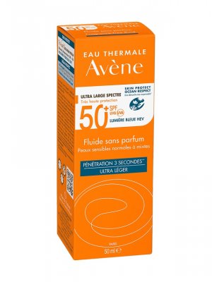 Купить авен (avenе suncare) флюид для лица солнцезащитный без отдушек с тонирующим фильтром, 50 мл spf 50+ в Павлове