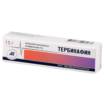 Купить тербинафин, крем для наружного применения 1%, 15г в Павлове