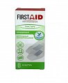 Пластырь бактерицидный влагонепроницаемый невидимый First Aid (Ферстэйд) 2,5х5,6см 10шт