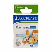 Купить ecoplast silver protect набор тканевых пластырей, 16 шт в Павлове