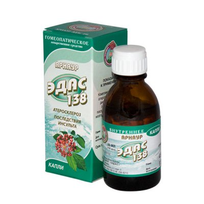 Купить эдас-138 арнаур(атеросклероз), капли для приема внутрь гомеопатические, 25мл в Павлове