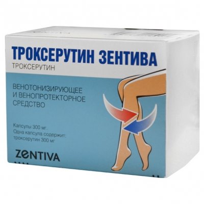Купить троксерутин зентива, капс 300 мг №30 (зентива а.с., чешская республика) в Павлове
