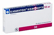 Купить кавинтон комфорте, таблетки диспергируемые 10мг, 30 шт в Павлове