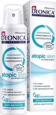 Купить deonica (деоника) дезодорант атопик скин аэрозоль 150мл в Павлове
