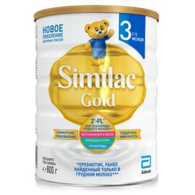 Купить симилак (similac) 3 gold смесь детское молочко 12+, 800г в Павлове
