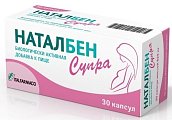 Купить наталбен супра, капсулы 887мг, 30 шт бад в Павлове