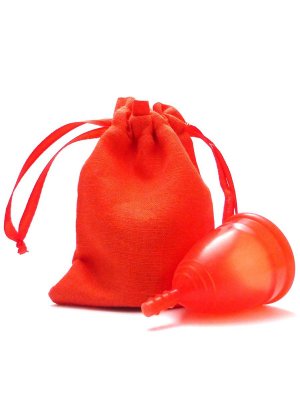 Купить онликап (onlycup) менструальная чаша серия лен размер l, красная в Павлове