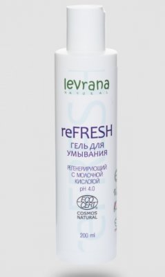 Купить levrana (леврана) гель для умывания регенерирующий refresh, 200мл в Павлове