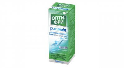 Купить раствор для контактных линз опти-фри puremoist 300мл+контейнером в Павлове
