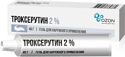 Купить троксерутин, гель для наружного применения 2%, 40г в Павлове