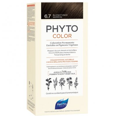 Купить фитосолба фитоколор (phytosolba phyto color) краска для волос оттенок 6.7 тёмно-шоколадный блонд в Павлове