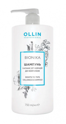 Купить ollin prof bionika (оллин) шампунь для волос баланс от корней до кончиков, 750мл в Павлове