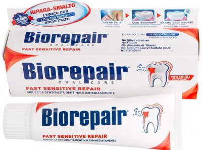Купить биорепейр (biorepair) зубная паста для чувствительных зубов 75мл в Павлове