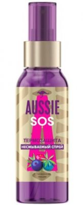 Купить aussie sos (осси) спрей для волос несмываемый термозащита, 100мл в Павлове