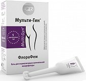 Купить мульти-гин флорафем, гель для нормализации вагинальной микрофлоры 5мл, 5 шт в Павлове