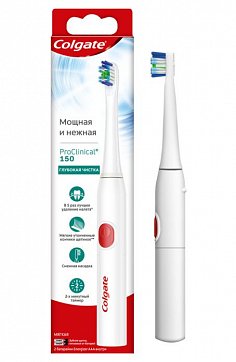 Колгейт (Colgate) ProClinical 150 Зубная щетка электрическая мягкая, 1 шт