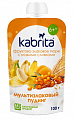 Kabrita (Кабрита) пюре фруктово-злаковое с козьими сливками мультизлаковый пудинг 100 г