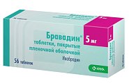 Купить бравадин, таблетки, покрытые пленочной оболочкой 5мг, 56 шт в Павлове