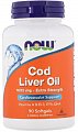 Купить now foods (нау фудс) рыбий жир из печени трески 1000мг, капсулы 1391мг, 90 шт бад в Павлове