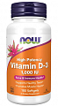 Купить now foods (нау фудс) витамин д3 высокоэффективный 1000ме, капсулы 300мг, 180 шт бад в Павлове