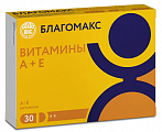 Купить благомакс витамины а и е, капсулы 30шт бад в Павлове