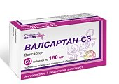 Купить валсартан-сз, таблетки, покрытые пленочной оболочкой 160мг, 60 шт в Павлове