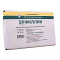 Купить эуфиллин, раствор для внутривенного введения 24мг/мл, ампулы 10мл, 10 шт в Павлове