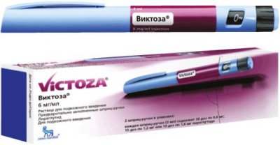 Купить виктоза, раствор для подкожного введения 6мг/мл, картридж 3мл + шприц-ручка, 2шт в Павлове