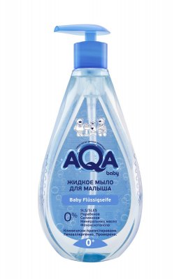 Купить aqa baby (аква беби) жидкое мыло для малыша, 400 мл в Павлове