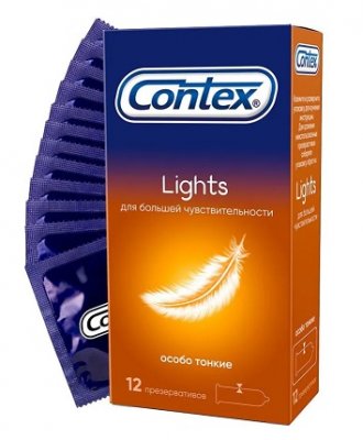 Купить контекс презервативы lights особо тонкие №12 (авк полифарм, соединенное королевство) в Павлове