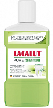 Lacalut (Лакалют) pure herbal ополаскиватель для полости рта 475 мл