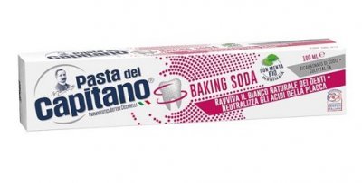 Купить pasta del сapitano (паста дель капитано) зубная паста для деликатного отбеливания с содой, 100 мл в Павлове