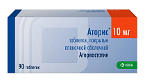 Купить аторис, таблетки, покрытые пленочной оболочкой 10мг, 90 шт в Павлове