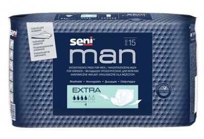Купить seni men (сени мэн) вкладыши урологические для мужчин экстра 15шт в Павлове