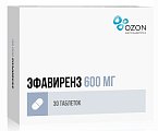 Купить эфавиренз, таблетки, покрытые пленочной оболочкой 600мг, 30 шт в Павлове
