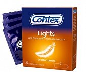 Купить contex (контекс) презервативы lights особо тонкие 3шт в Павлове