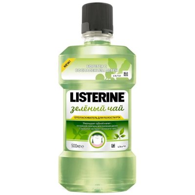 Купить листерин (listerine) ополаскиватель для полости рта, зеленый чай 500мл в Павлове