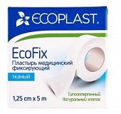 Купить ecoplast ecoplast медицинский фиксирующий тканый 1,25см х 5м в Павлове