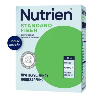 Купить нутриэн стандарт сухой для диетического лечебного питания с с пищевыми волокнами нейтральный вкус, 350г в Павлове