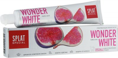 Купить сплат (splat) зубная паста специал wonder white отбеливающая мятный вкус, 75мл в Павлове