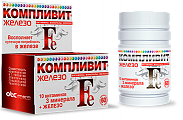 Купить компливит железо, таблетки, покрытые оболочкой 525мг, 60 шт бад в Павлове