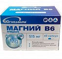 Купить магний в6 югмедфарм, капсулы 515мг 60шт бад в Павлове