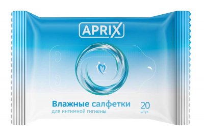 Купить априкс (aprix) салфетки влажные для интимной гигиены 20шт в Павлове