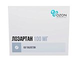 Купить лозартан, таблетки, покрытые пленочной оболочкой 100мг, 60 шт в Павлове