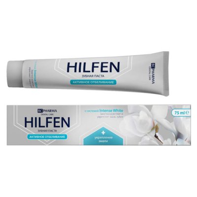 Купить хилфен (hilfen) bc pharma зубная паста активное отбеливание, 75мл в Павлове