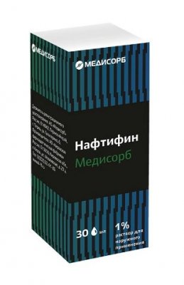 Купить нафтифин медисорб, раствор для наружного применения 1%, 30 мл в Павлове