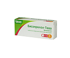 Купить бисопролол-тева, таблетки, покрытые пленочной оболочкой 5мг, 30 шт в Павлове